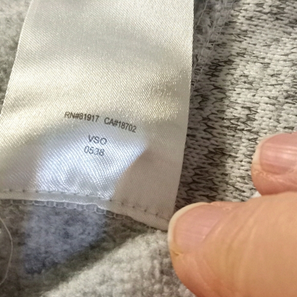 Hurley Zip Hoodie Sweater Grey w/ Black Flecks Kid L 2 Pocket Fleeced Lined Hood - Picture 7 of 12